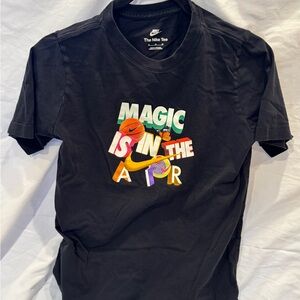 Nike Black Tee with Bold Graphic